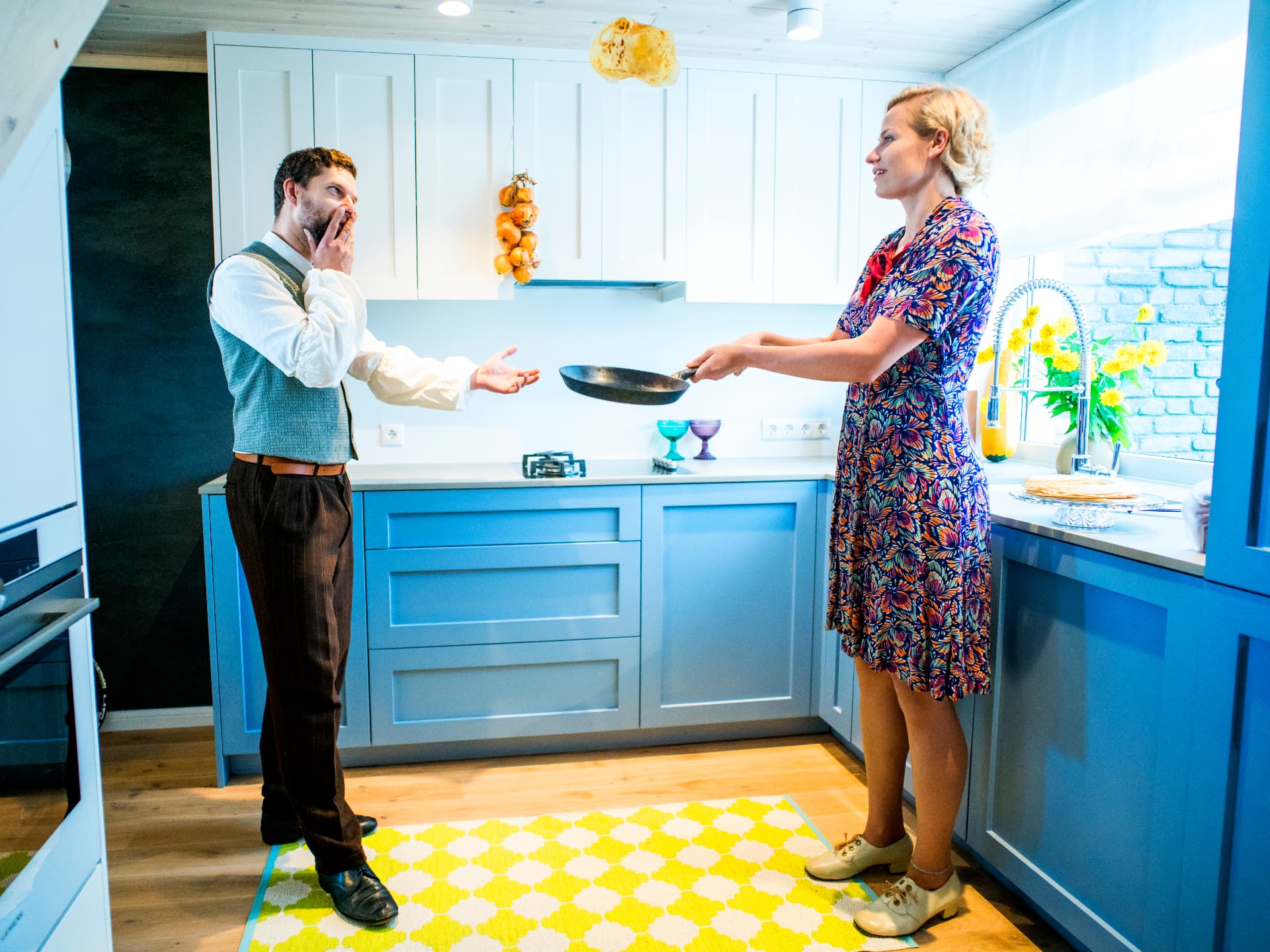 LUTHER-style kitchen in use