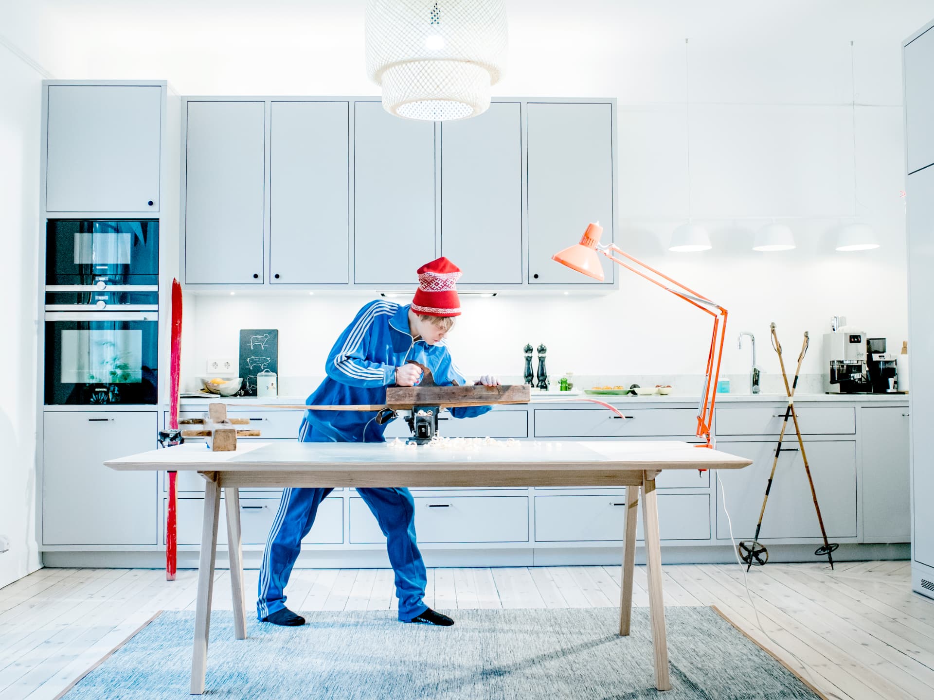 TOMBA-style kitchen in use